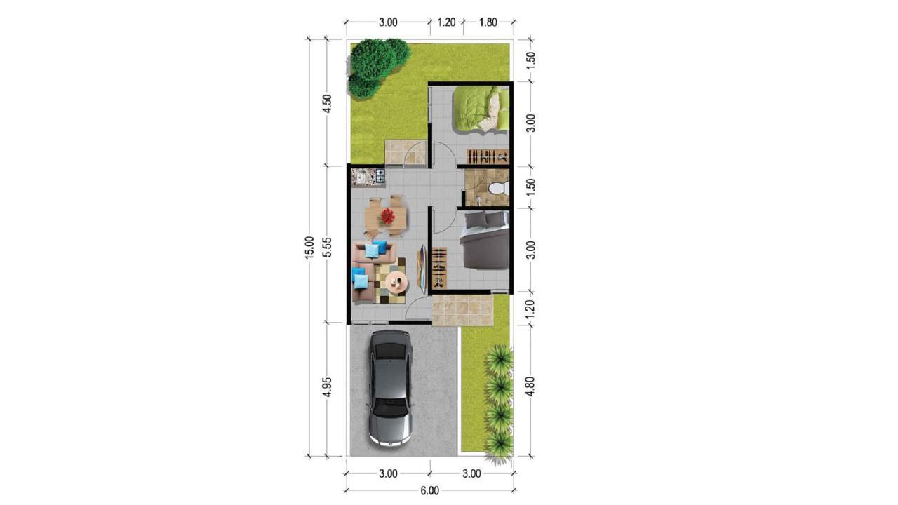 Perumahan Puri Surya Jaya, Cluster Osaka Garden, Gedangan, Sidoarjo — Foto 3
